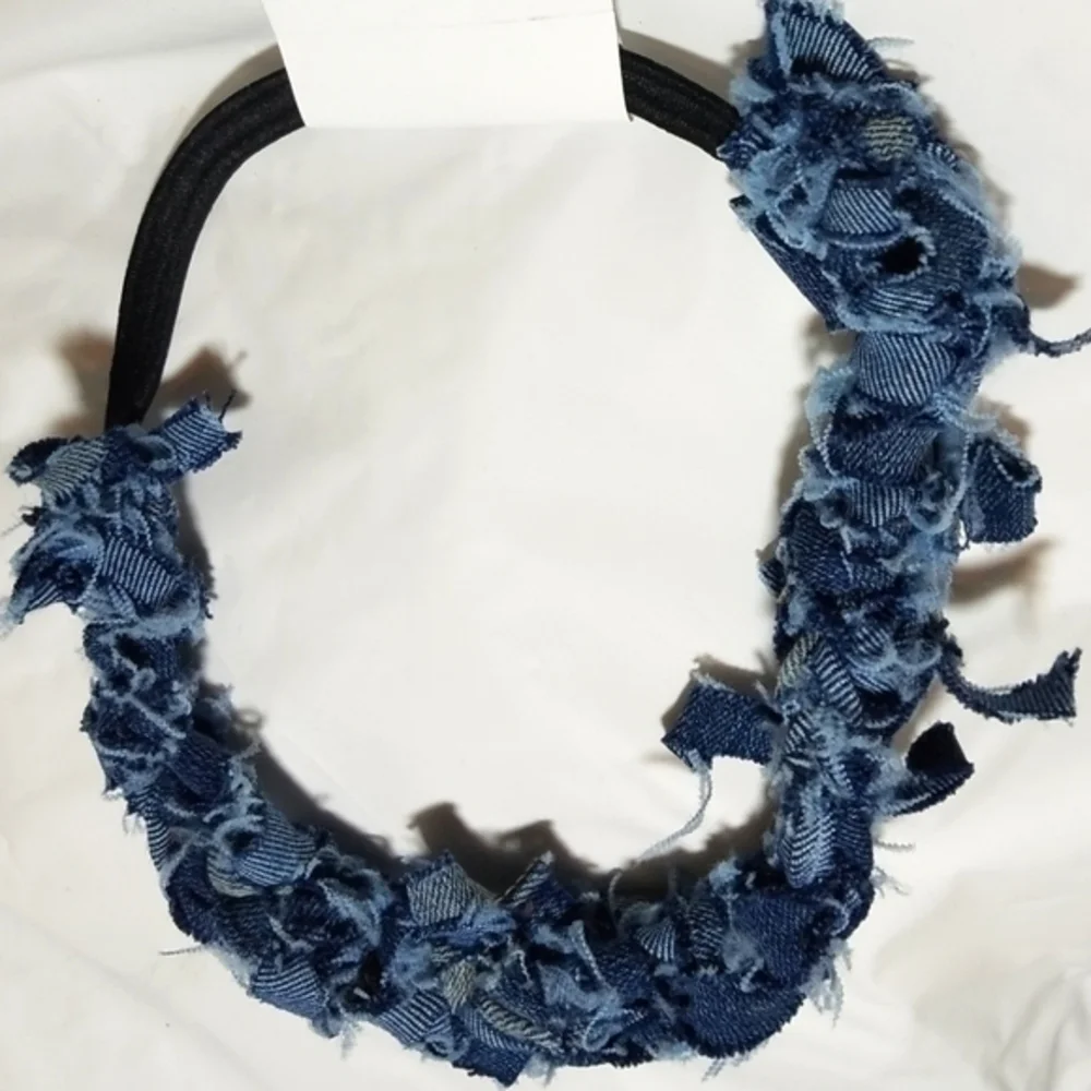 Tasty Raw Edge Denim HEADBANZ 